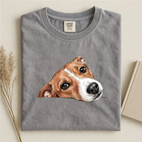 Basenji Face Comfort Color T-shirt