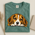 Peeking Beagle Comfort Color Unisex T-shirt
