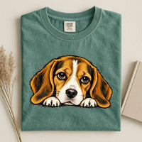Peeking Beagle Comfort Color Unisex T-shirt