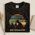 Retro Best Chi Dad Ever Comfort Colors T-shirt