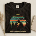 Retro Best Dog Dad Ever Comfort T-shirt