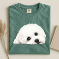 Bichon Frise Face Comfort Color T-shirt 2