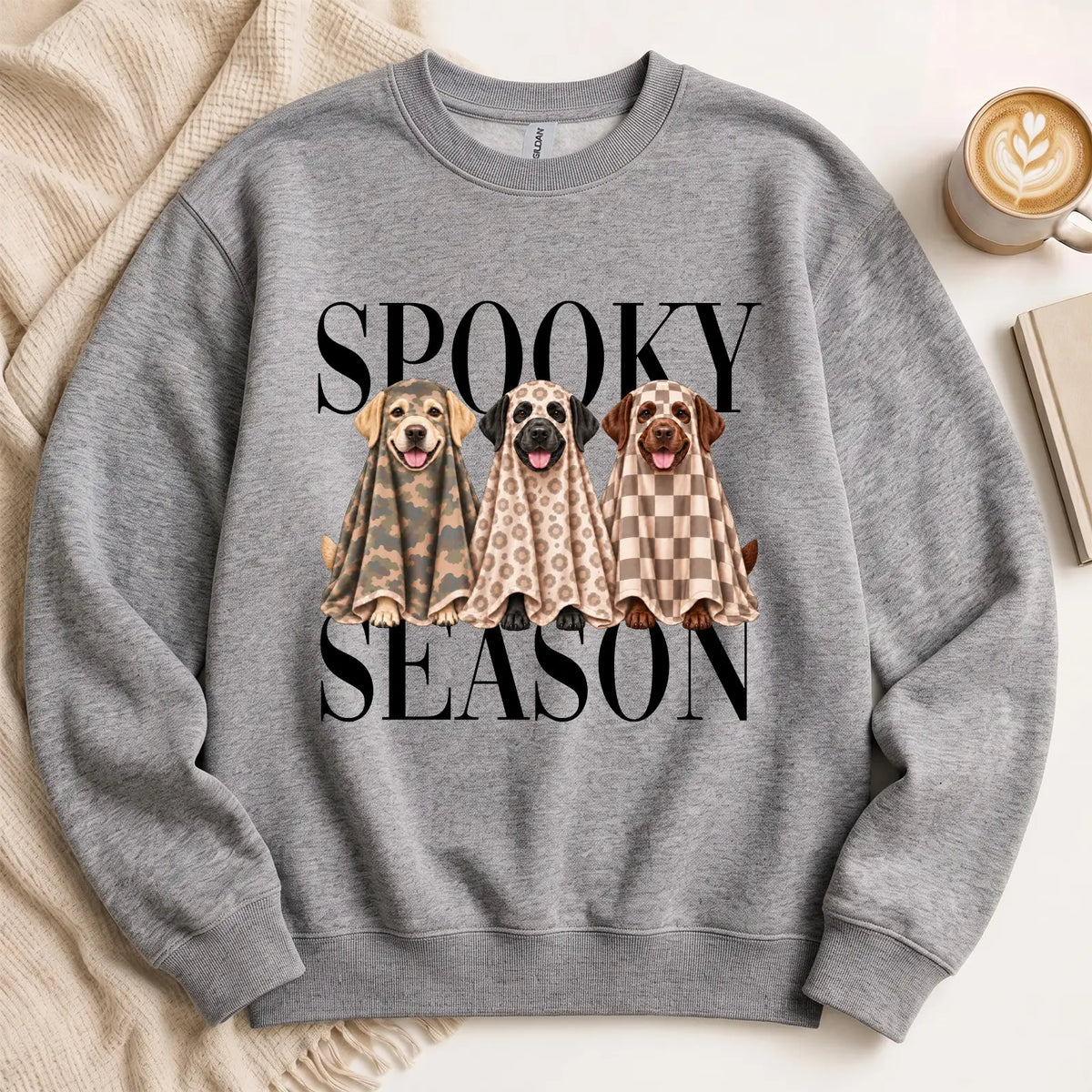 Boo Lab Spooky Season Unisex Crewneck Sweatshirt