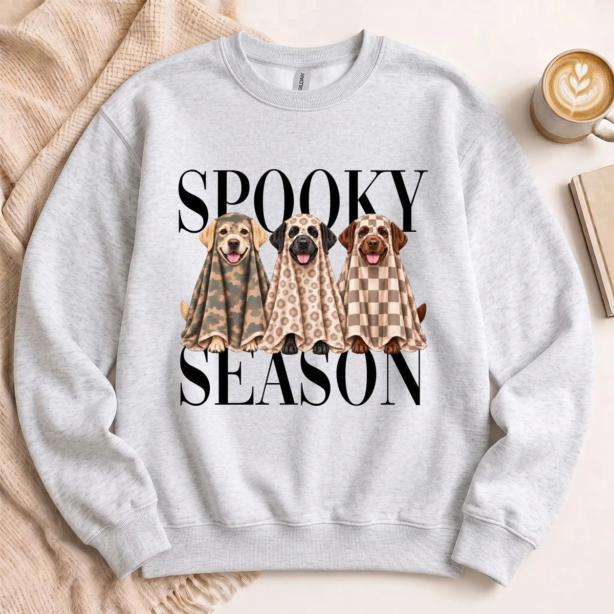 Boo Lab Spooky Season Unisex Crewneck Sweatshirt
