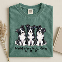 Border Collie - I've Got Friend In Low Places Color Unisex T-shirt