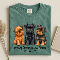 Brussels Griffon- I've Got Friends in Low Places Comfort Color Unisex T-shirt