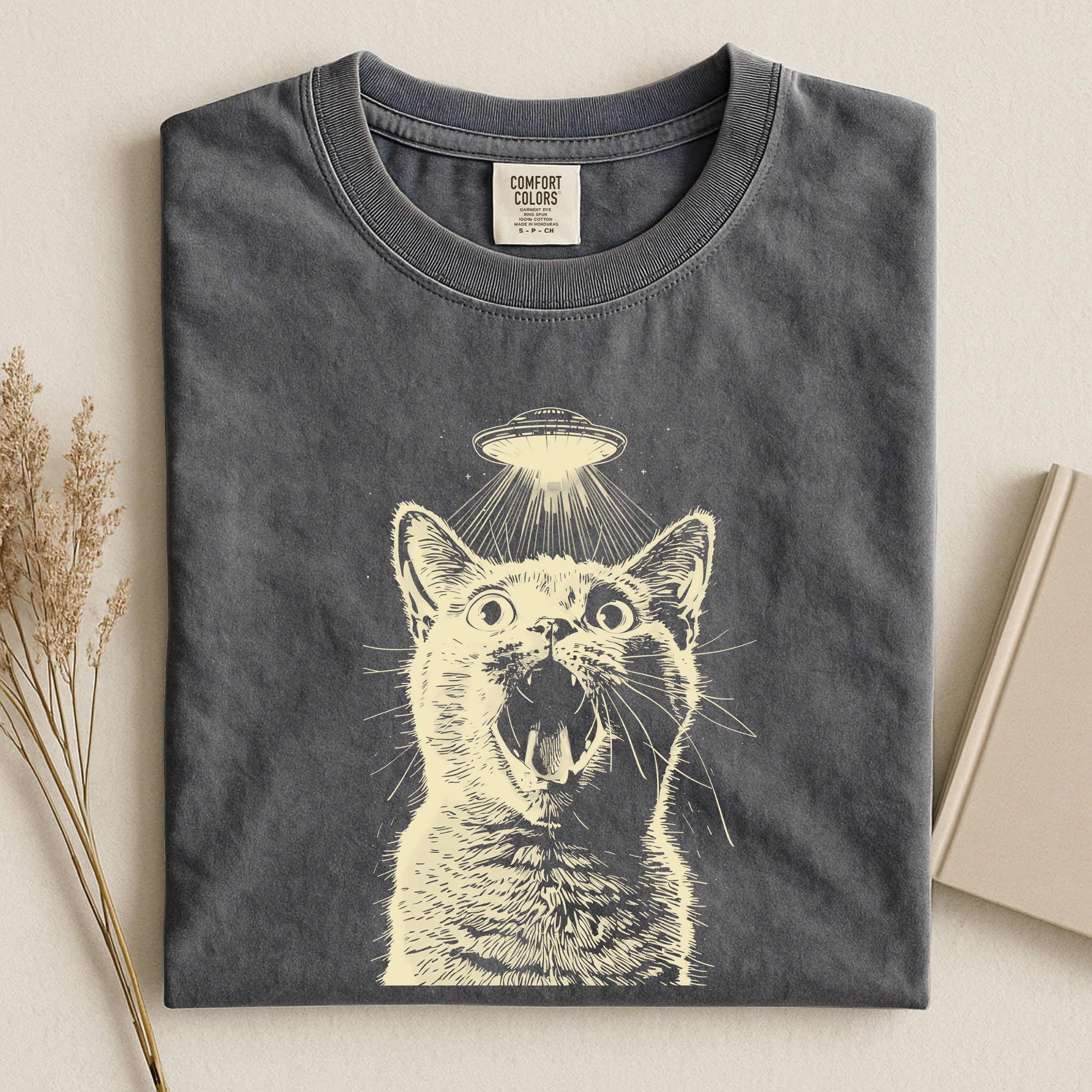 Cat UFO Comfort T-shirt