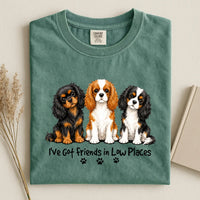 Cavalier - I've Got Friends in Low Places Comfort Color Unisex T-shirt