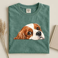 Cavalier King Charles Spaniel Face Comfort Color T-shirt