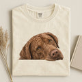Chesapeake Bay Retriever Face Comfort Color T-shirt