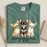 Chihuahua - I've Got Friends in Low Places Comfort Color Unisex T-shirt