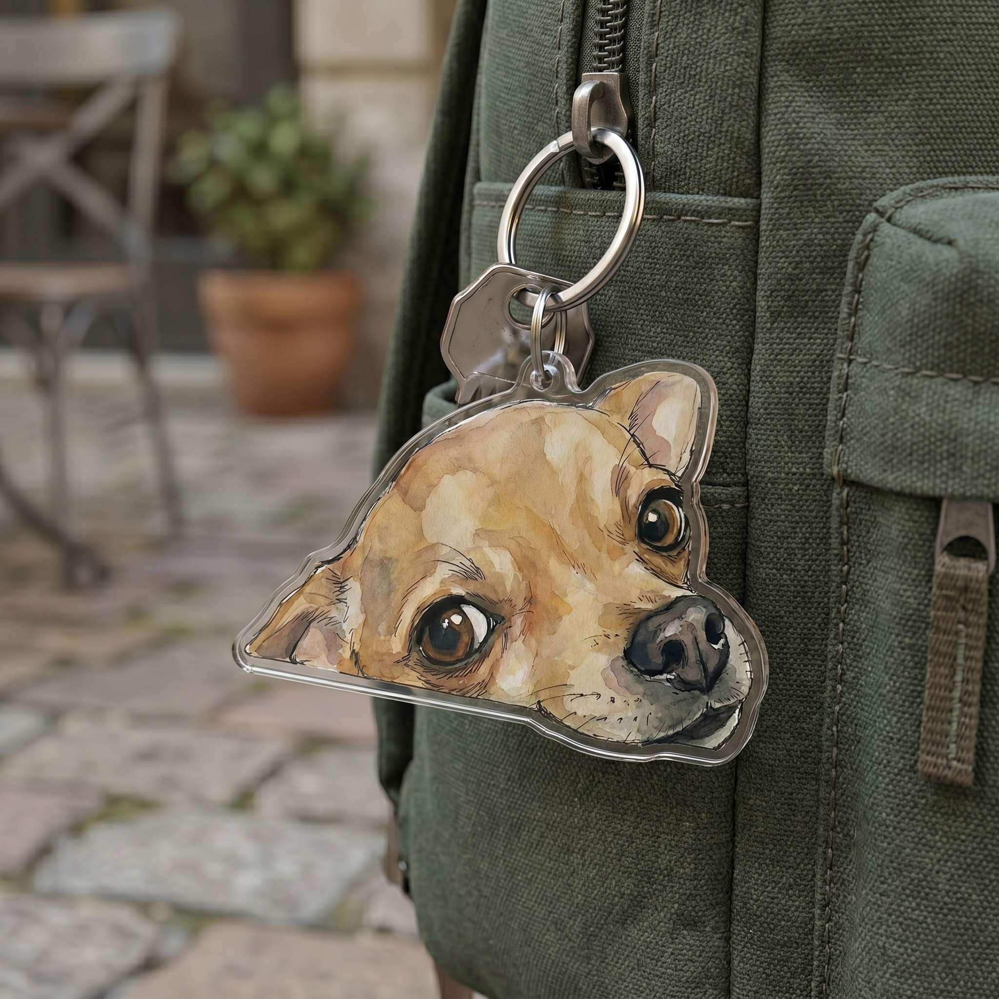 Chihuahua Keychain