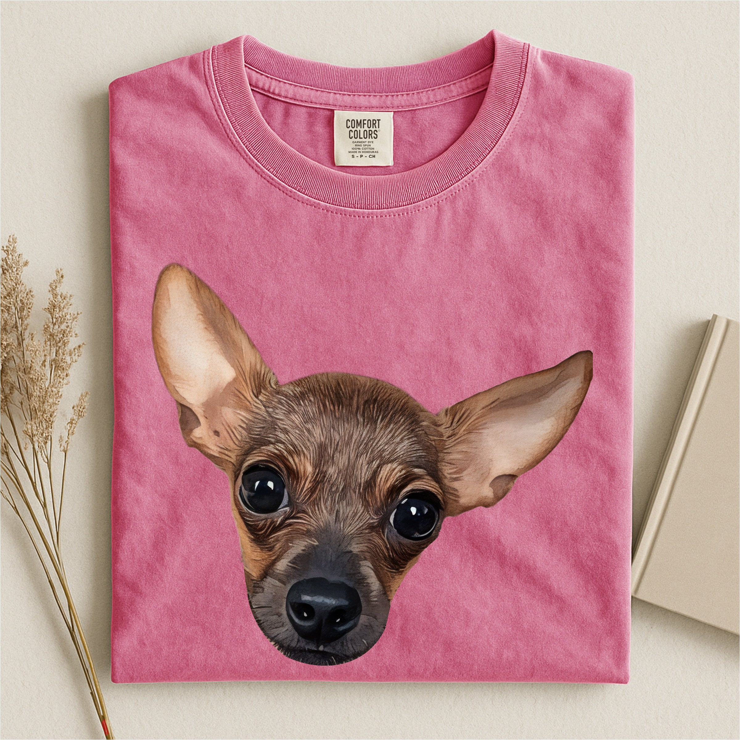 Chihuahua Custom Face Comfort T-shirt