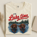 Chocolate Labrador Lake Time Comfort Color T-shirt