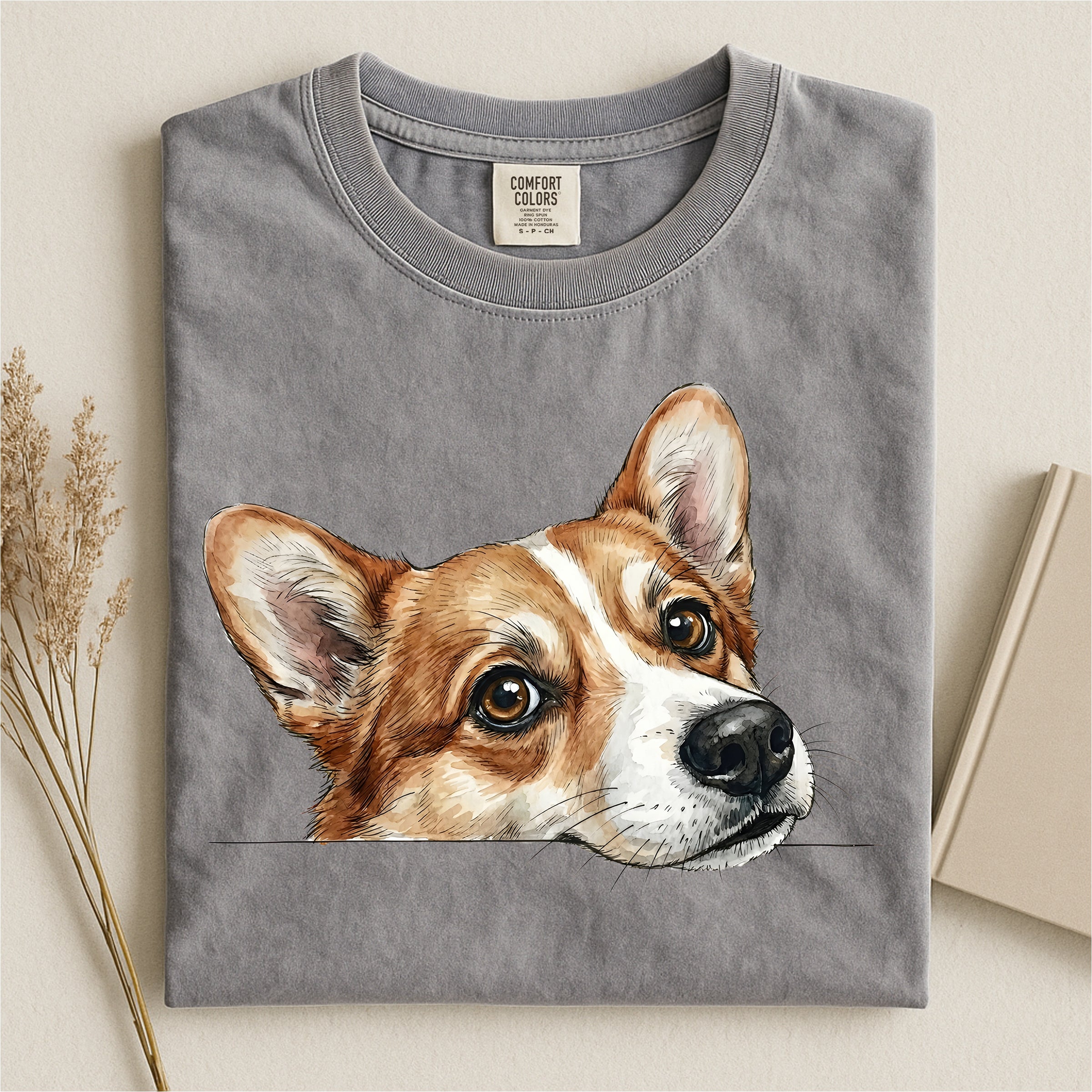 Corgi Face Comfort T-shirt