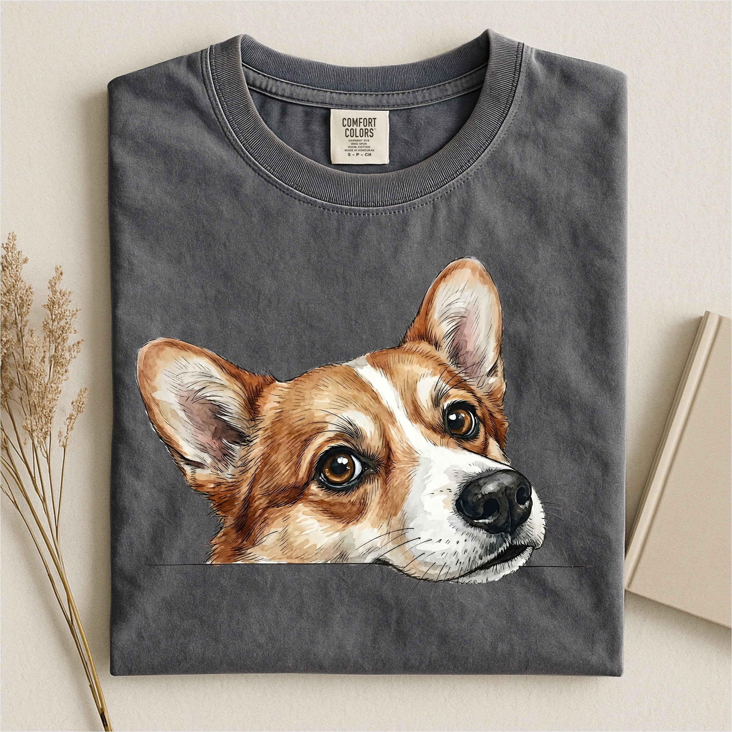 Corgi Face Comfort T-shirt