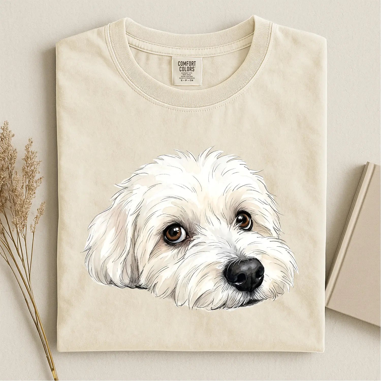 Coton De Tulear Face Comfort Color T-shirt