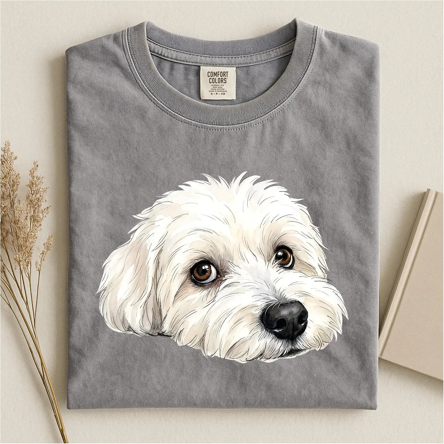 Coton De Tulear Face Comfort Color T-shirt