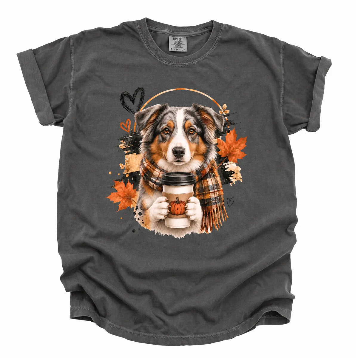 Cozy Australian Shepherd Comfort Color Unisex T-shirt