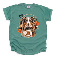Cozy Australian Shepherd Comfort Color Unisex T-shirt