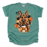 Cozy German Shepherd Comfort Color Unisex T-shirt