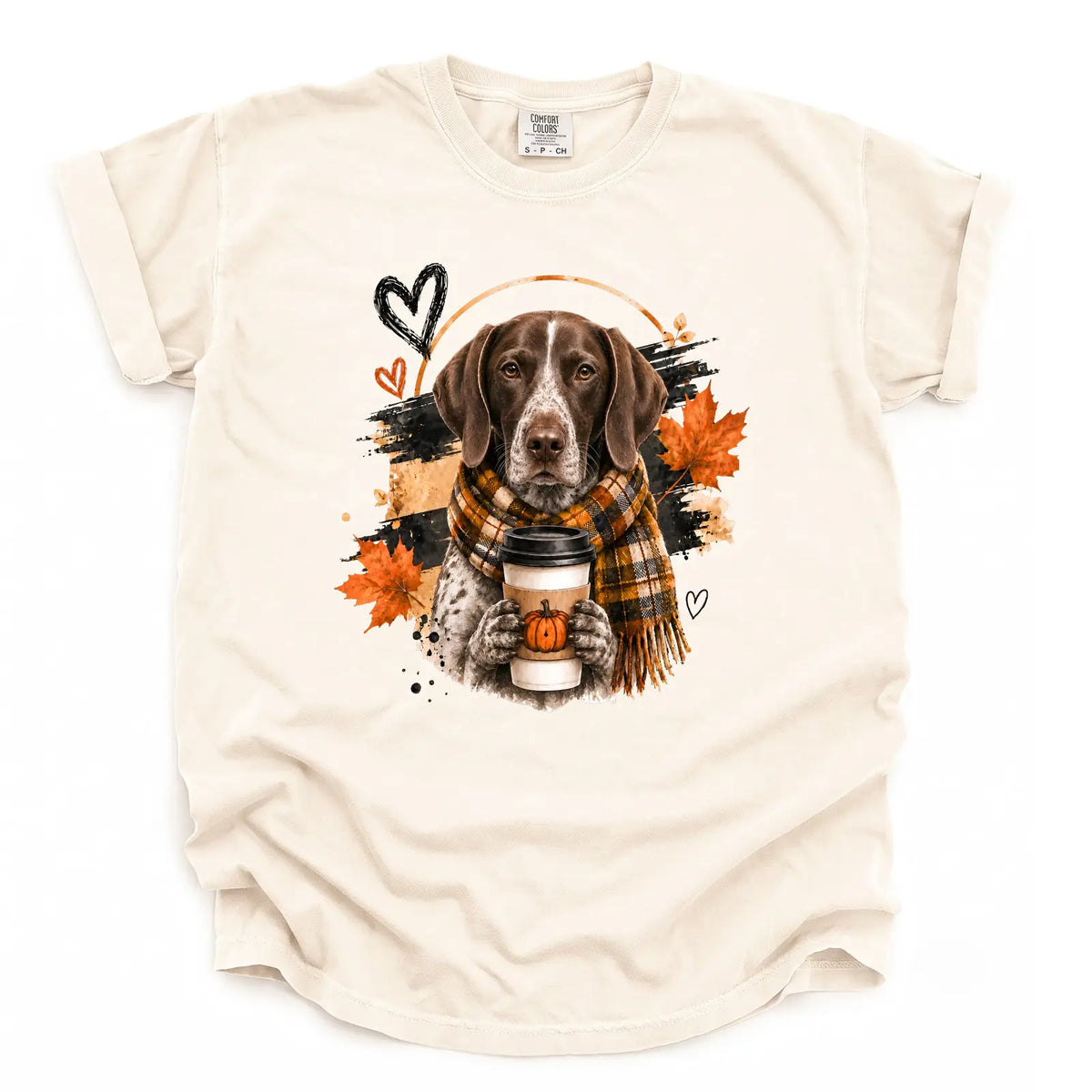 Cozy German Shorthair Pointer Comfort Color Unisex T-shirt