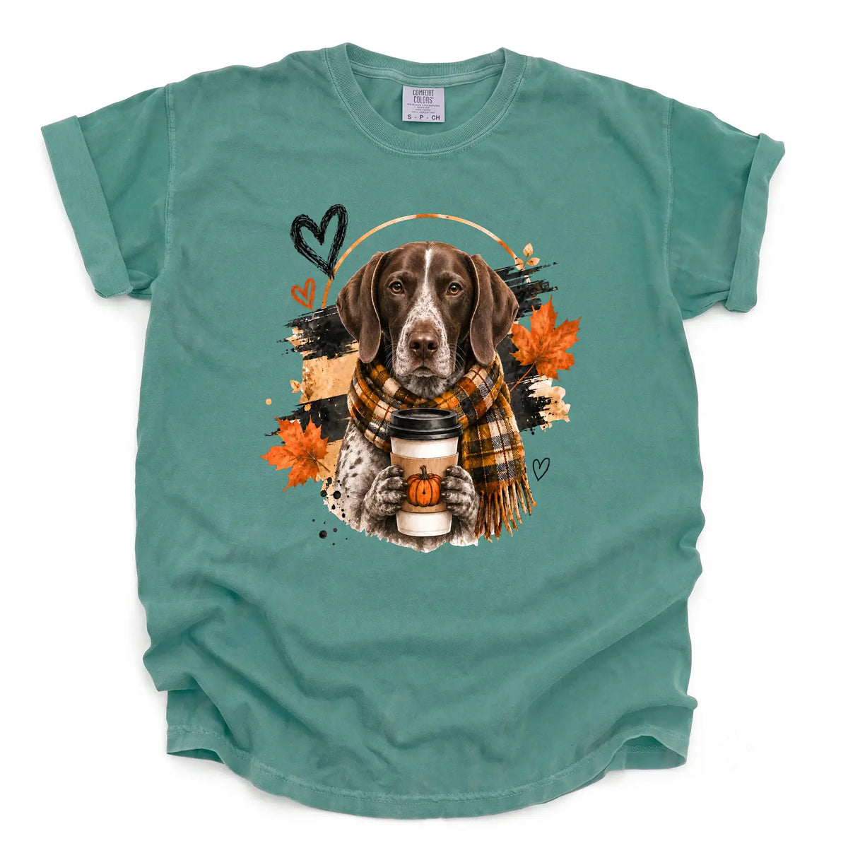 Cozy German Shorthair Pointer Comfort Color Unisex T-shirt