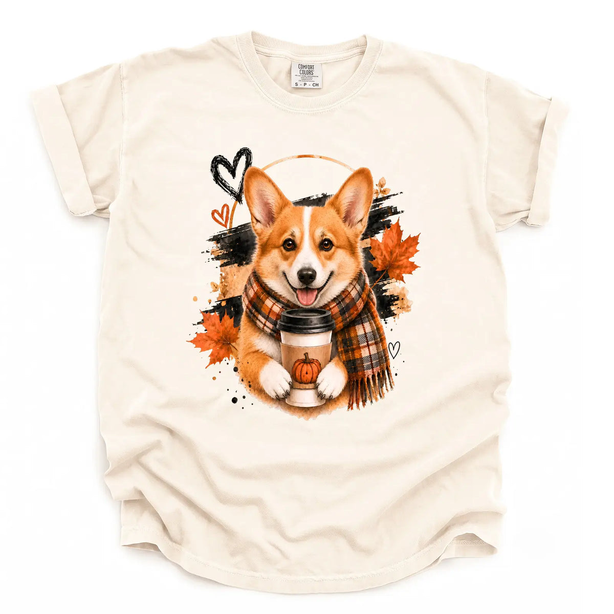 Cozy Corgi Comfort Color Unisex T-shirt