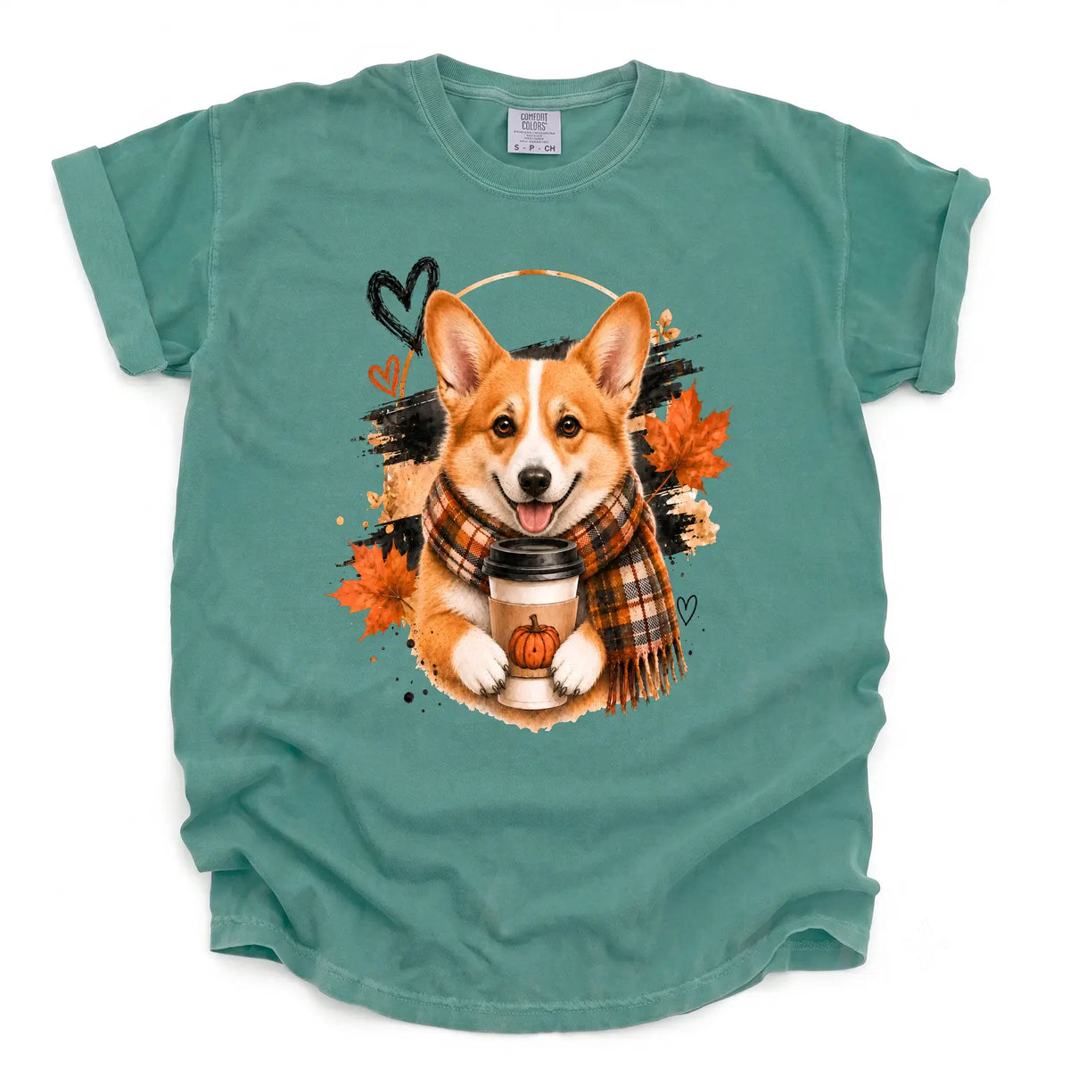 Cozy Corgi Comfort Color Unisex T-shirt