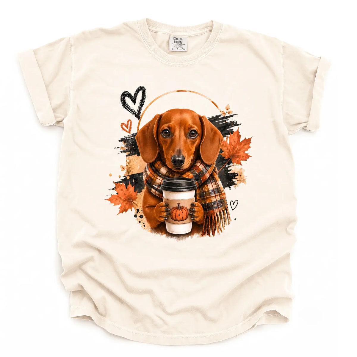 Cozy Dachshund Comfort Color Unisex T-shirt