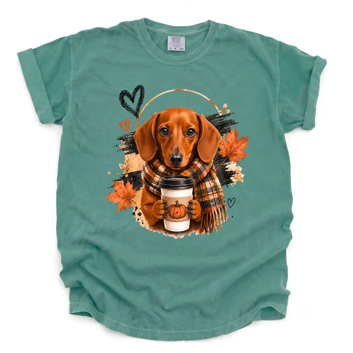 Cozy Dachshund Comfort Color Unisex T-shirt