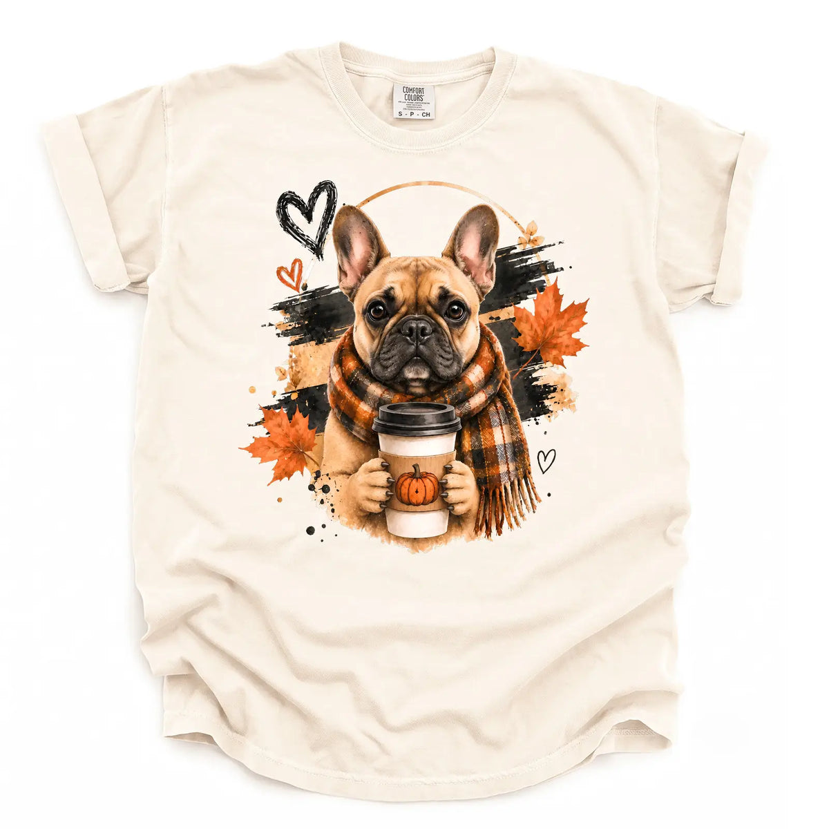 Cozy Frenchie Comfort Color Unisex T-shirt