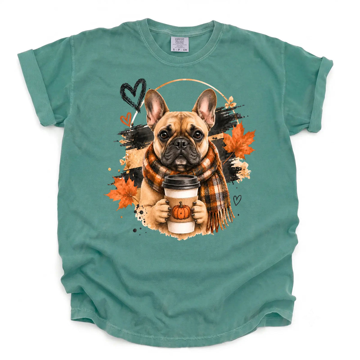 Cozy Frenchie Comfort Color Unisex T-shirt