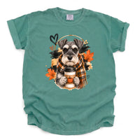 Cozy Miniature Schnauzer Comfort Color Unisex T-shirt