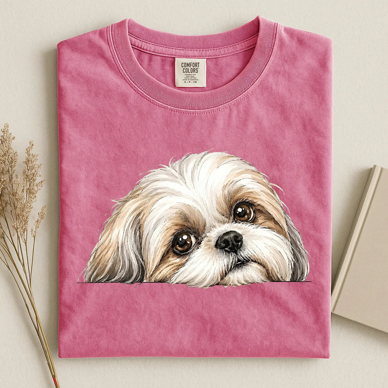 Shi Tzu Face Comfort Color T-shirt