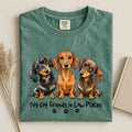 Dachshund - I've Got Friends in Low Places Comfort Color Unisex T-shirt