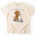 Dachshund Off To Praise Comfort Color T-shirt