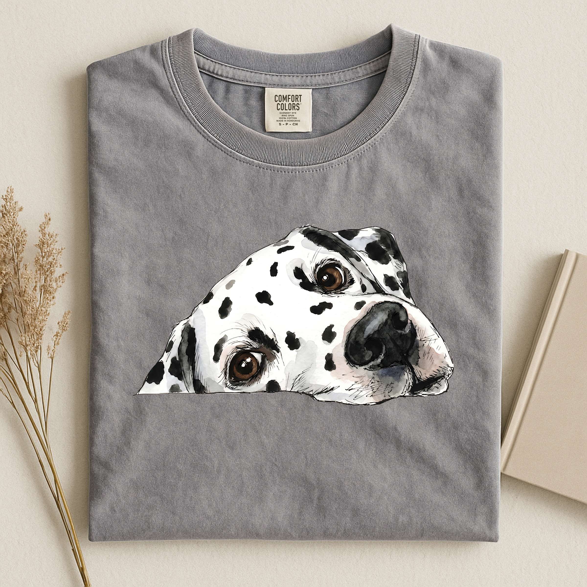 Dalmatian Face Comfort T-shirt