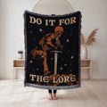 Do It For The Lore Woven Blanket