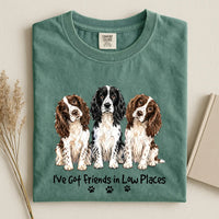 English Springer Spaniel - I've Got Friend In Low Places Color Unisex T-shirt