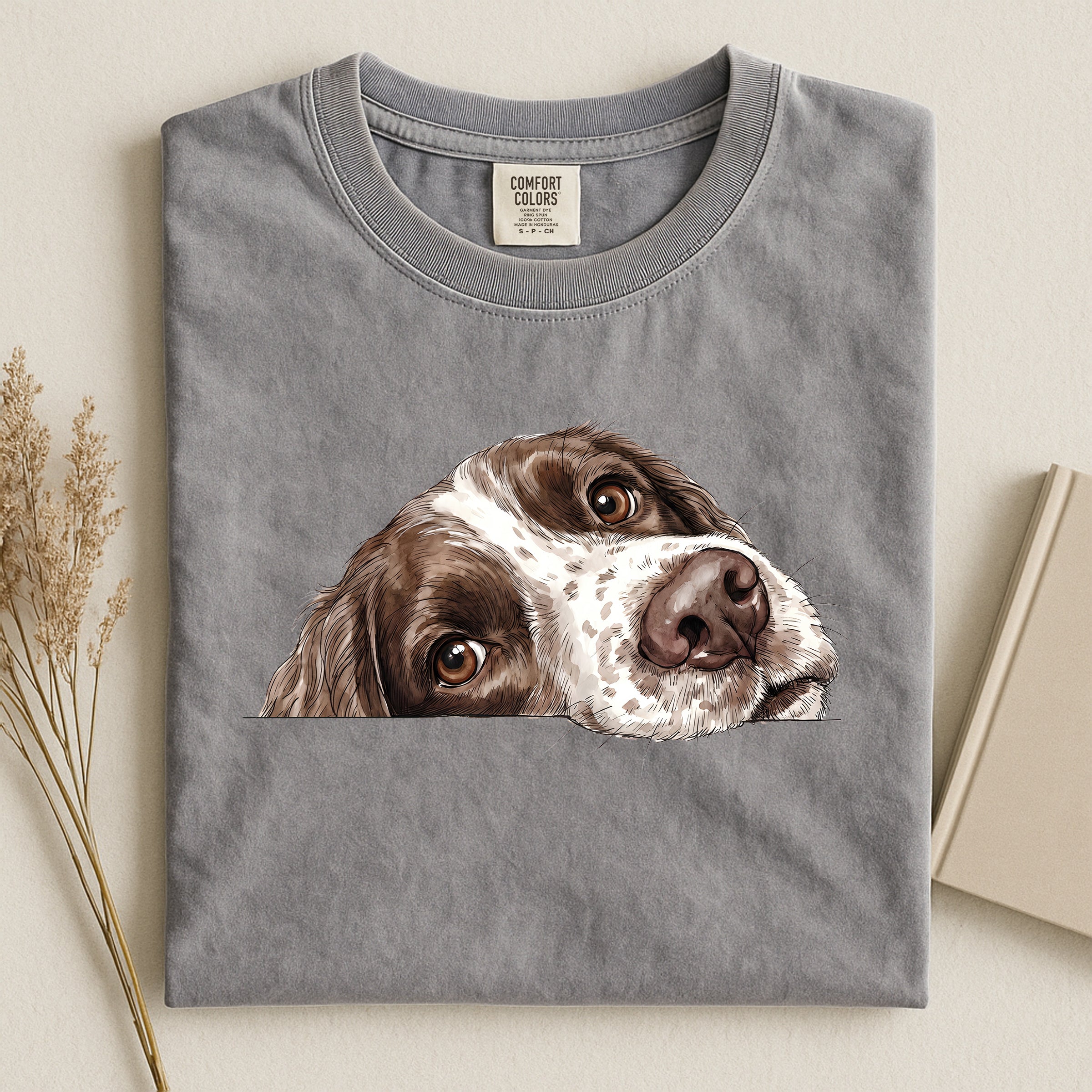 English Springer Spaniel Face Comfort T-shirt