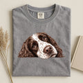 English Springer Spaniel Face Comfort Color T-shirt