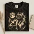 French Bulldog Howling To The Moon Comfort Color T-shirt