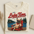 French Bulldog Lake Time Comfort Color T-shirt