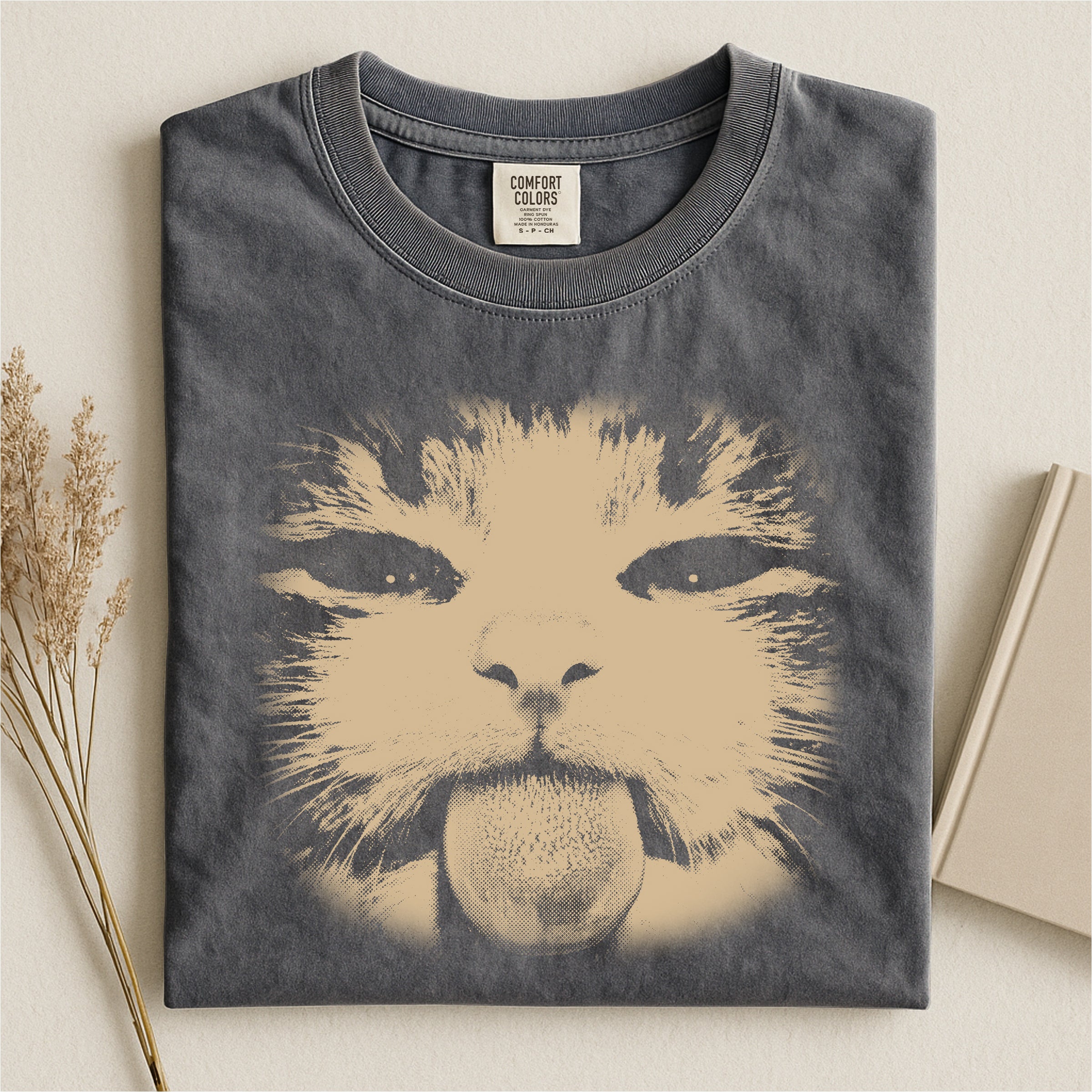 Funny Cat Tongue Comfort T-shirt
