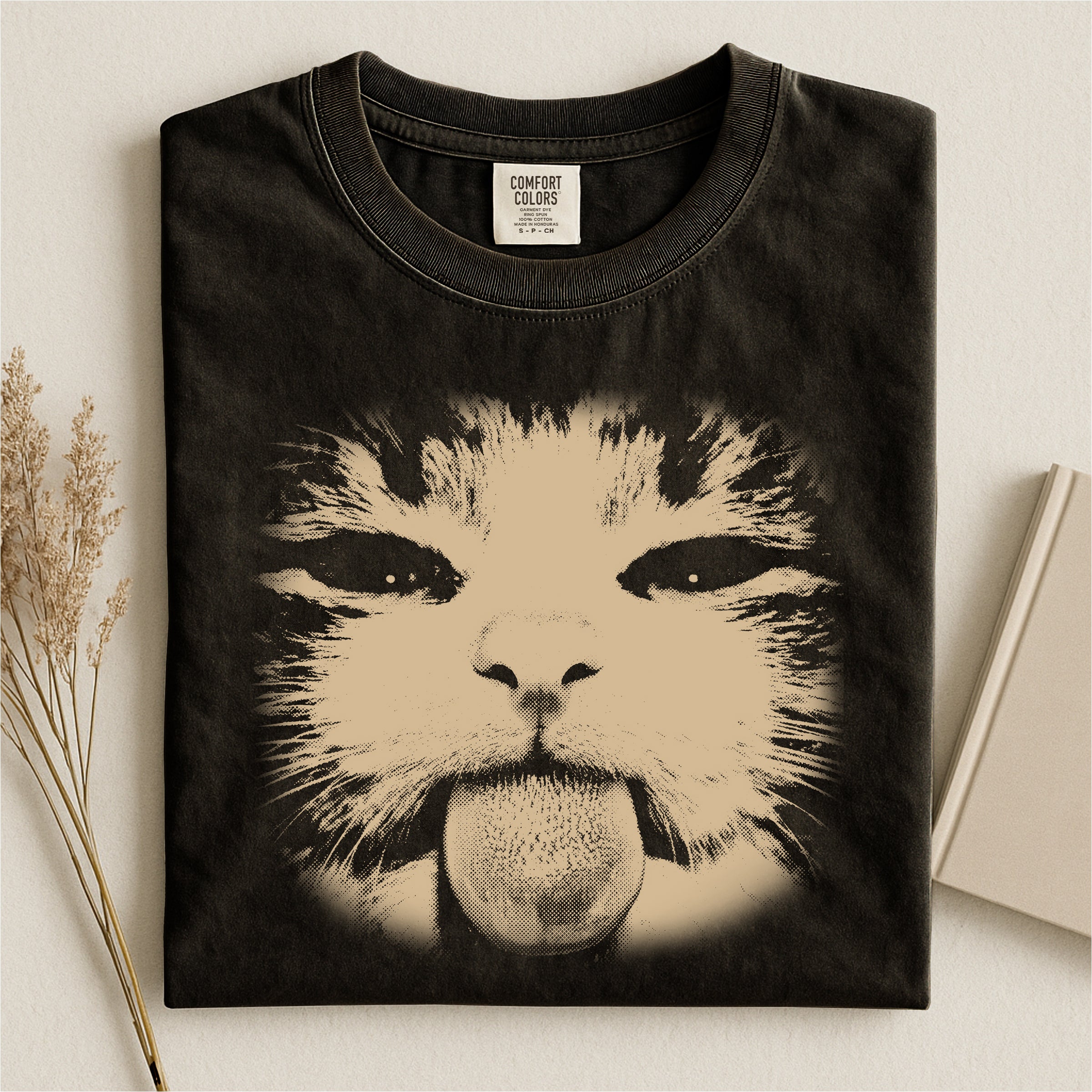 Funny Cat Tongue Comfort T-shirt