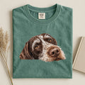 German Wirehaired Pointer Face Comfort Color T-shirt
