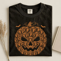 German Shorthaired Pointer Pumpkin Comfort Color Unisex T-shirt