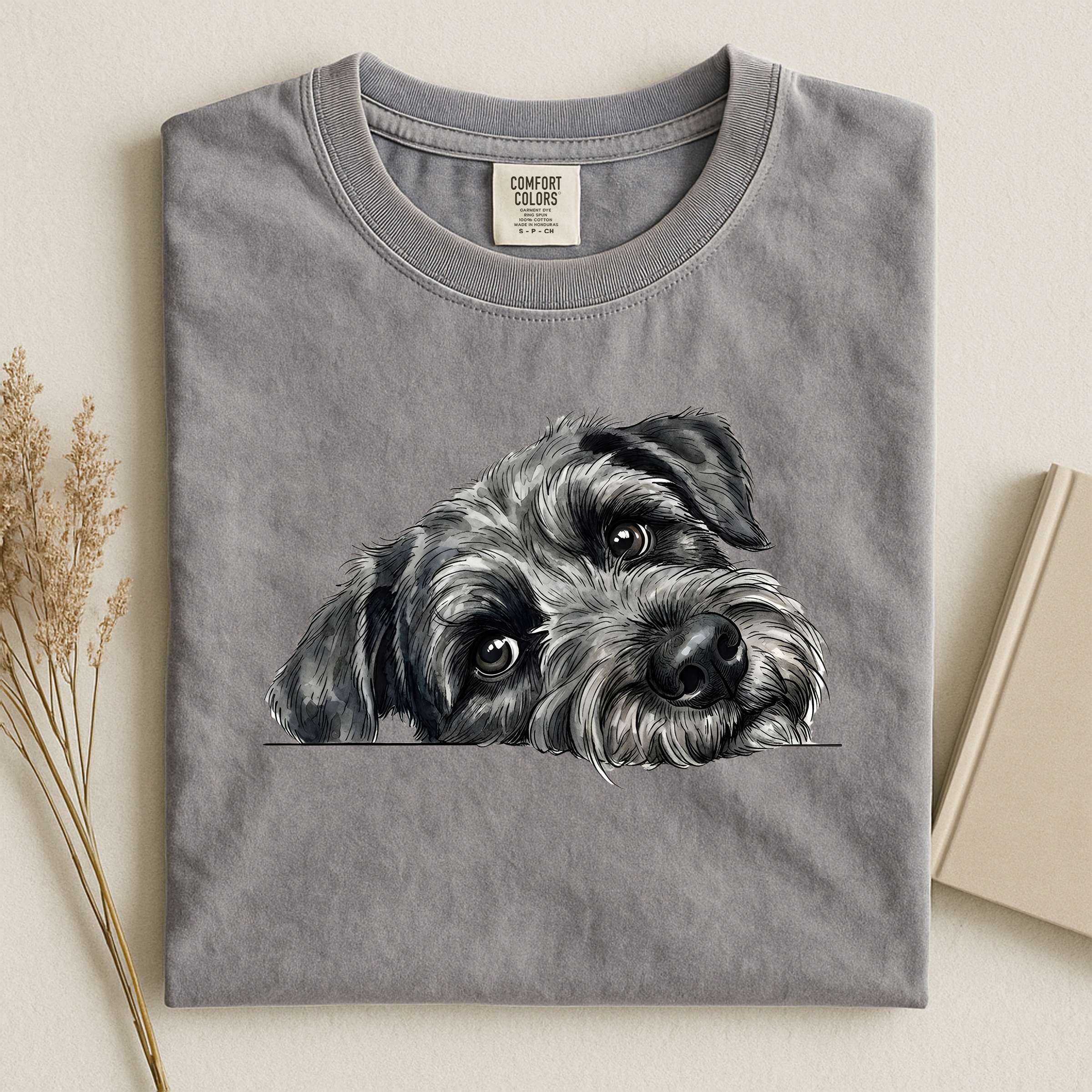 Giant Schnauzer Face Comfort T-shirt