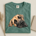 Grea Dane Face Comfort Color T-shirt 2